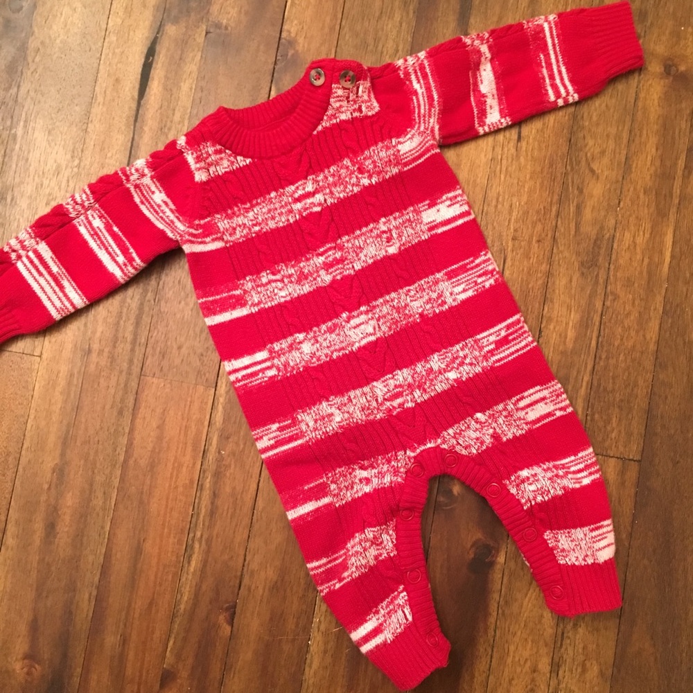 Cable knit one piece